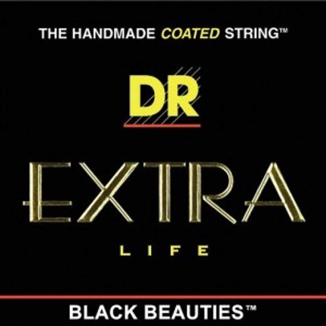 DR Strings BEAUTIES 45-105 Jeu de Cordes pour Guitare Basse Noir