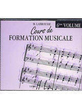 Labrousse M. Cours de Formation Musicale 6ME Annee CD Labrousse M. Cours de Formation Musicale 6ME Annee CD