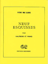 Dubois P.m. Neuf Esquisses Hautbois Dubois P.m. Neuf Esquisses Hautbois