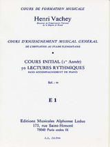 Vachey H. 50 Lectures Rythmiques E1
