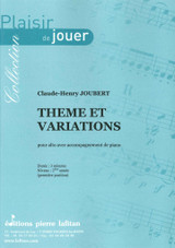 Joubert C.h. Theme et Variations Alto Joubert C.h. Theme et Variations Alto