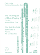 Levine C/MITROPOULOS-BOTT C. Techniques OF Flute Playing Vol 2 Levine C/MITROPOULOS-BOTT C. Techniques OF Flute Playing Vol 2