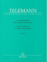 Telemann G.p. 12 Fantaisies Flute Telemann G.p. 12 Fantaisies Flute