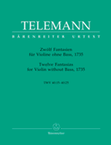 Telemann G.p. 12 Fantaisies Violon Solo Telemann G.p. 12 Fantaisies Violon Solo