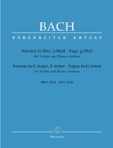 Bach J.s. Sonates Bwv 1021,1023 et Fugue Bwv 1026 Violon Bach J.s. Sonates Bwv 1021,1023 et Fugue Bwv 1026 Violon