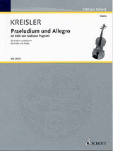 Kreisler F. Prelude et Allegro Violon Kreisler F. Prelude et Allegro Violon