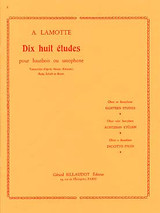 Lamotte A. 18 Etudes Hautbois OU Saxophone Lamotte A. 18 Etudes Hautbois OU Saxophone