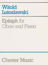 Lutoslawski W. Epitaph Hautbois Lutoslawski W. Epitaph Hautbois