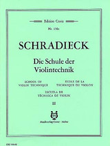 Schradieck H. Ecole de la Technique Vol 3 Violon Schradieck H. Ecole de la Technique Vol 3 Violon