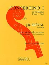 Breval J.b. Concertino N°1 Violoncelle Breval J.b. Concertino N°1 Violoncelle