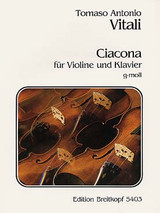 Vitali T.a. Chaconne Violon Vitali T.a. Chaconne Violon