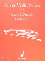 Pepusch J. Sonate Sol Majeur Violon Pepusch J. Sonate Sol Majeur Violon
