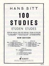 Sitt H. 100 Studies Opus 32 Vol 3 Violon