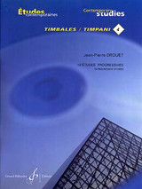 Drouet J.p. 18 Etudes Progressives Vol 4 Timbales