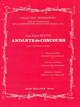 Bouny J.p. Andante de Concours Clarinette Bouny J.p. Andante de Concours Clarinette