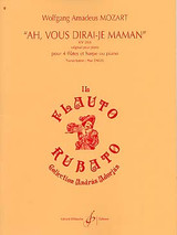 Mozart W.a. Ah, Vous DIRAIS-JE Maman Flutes Mozart W.a. Ah, Vous DIRAIS-JE Maman Flutes