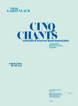 Gartenlaub O. 5 Chants D'oeuvres Instrumentales Gartenlaub O. 5 Chants D'oeuvres Instrumentales