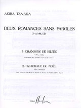 Tanaka A. 2 Romances Sans Paroles Flute OU Violon OU Hautbois Tanaka A. 2 Romances Sans Paroles Flute OU Violon OU Hautbois