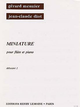 Meunier G./diot J.c. Miniature Flute Meunier G./diot J.c. Miniature Flute