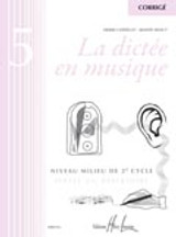 Chepelov P./menut B. la Dictee en Musique Vol 5: Corrige Chepelov P./menut B. la Dictee en Musique Vol 5: Corrige