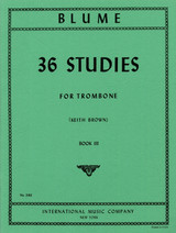 Blume 36 Studies Vol 3 Trombone Blume 36 Studies Vol 3 Trombone