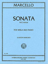 Marcello B. Sonate MI Mineur Alto Marcello B. Sonate MI Mineur Alto