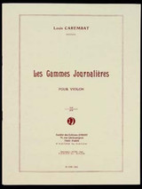 Carembat L. Les Gammes Journalieres Violon