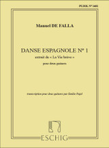 de Falla M. Danse Espagnole No.1 Deux Guitares