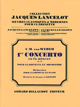 Weber C.m. Concerto N°1 OP 73 Clarinette Weber C.m. Concerto N°1 OP 73 Clarinette