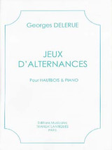 Delerue G. Jeux D'alternances Hautbois Delerue G. Jeux D'alternances Hautbois