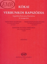 Kokai Rapsodie en Style Verbunkos Violon OU Alto OU Clarinette Kokai Rapsodie en Style Verbunkos Violon OU Alto OU Clarinette