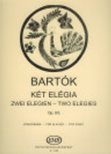 Bartok B. Elegies OP 8/B Piano Bartok B. Elegies OP 8/B Piano