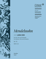 Mendelssohn F. Lauda Sion Op 73 Choeur piano