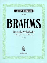 Brahms J. Deutsche Volkslieder Vol 2 Chant Piano