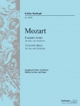 Mozart W.a. KONZERT-ARIEN Voix Basses Chant Piano Mozart W.a. KONZERT-ARIEN Voix Basses Chant Piano