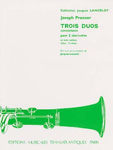 Pranzer J. Trois Duos Concertants Cahier 2 Clarinettes