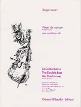 Lancen S. Pieces de Concert Contrebasse Solo Lancen S. Pieces de Concert Contrebasse Solo