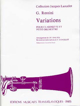 Rossini G. Variations Clarinette