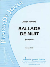 Ponde J. Ballade de Nuit Piano Ponde J. Ballade de Nuit Piano