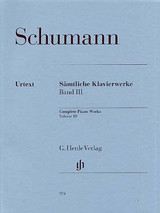 Schumann R. Oeuvres Completes Vol 3 Piano