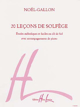 NOEL-GALLON 20 Lecons de Solfege NOEL-GALLON 20 Lecons de Solfege