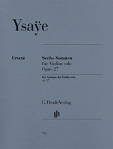 Ysaye E. 6 Sonates OP 27 Violon Seul Ysaye E. 6 Sonates OP 27 Violon Seul