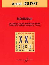 Jolivet A. Meditation Clarinette Sib Jolivet A. Meditation Clarinette Sib