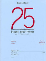Ledeuil E. 25 Etudes Specifiques Flute