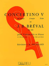 Breval J.b. Concertino N°5 Violoncelle Breval J.b. Concertino N°5 Violoncelle
