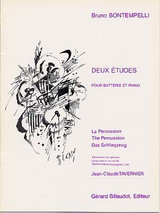 Bontempelli B. Deux Etudes Batterie