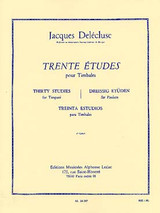 Delecluse J. Etudes (30) 1ER Cahier Timbales Delecluse J. Etudes (30) 1ER Cahier Timbales