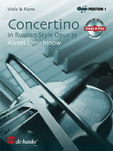 Janschinow A. Concertino Dans le Style Russe OP 35 Alto Janschinow A. Concertino Dans le Style Russe OP 35 Alto