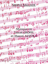 Groffe P./azzo M. Simple Ballade Accordeon Groffe P./azzo M. Simple Ballade Accordeon