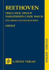 Beethoven L.v. Trio DO Majeur OP 67 Score